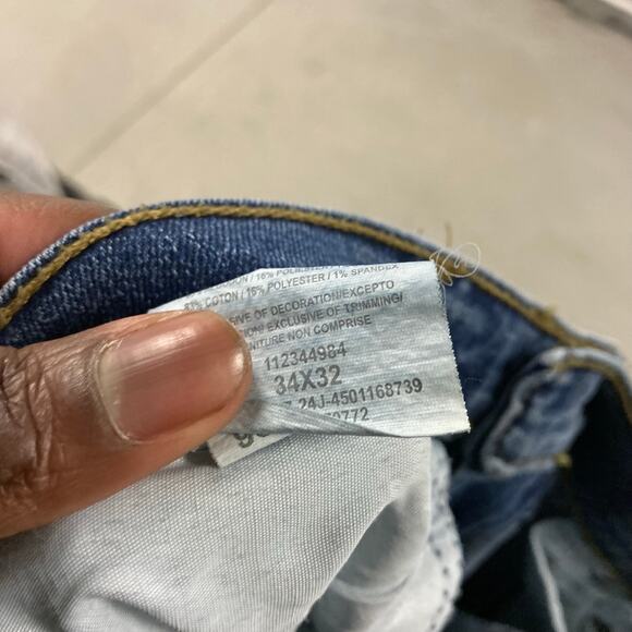 Y2K wrangler baggy bootcut Jeans 34x32 - Picture 4 of 5